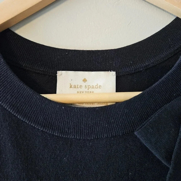 Kate Spade New York Hollyhock Pleated Floral Casual Skirt Dress in Black Size S. - Picture 11 of 16